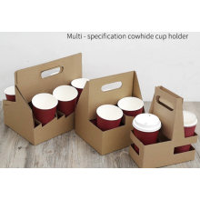 Disposable Coffee Tray for Take-out/Multi-Specification Kraft Paper Holder